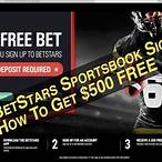 betstars free bet code
